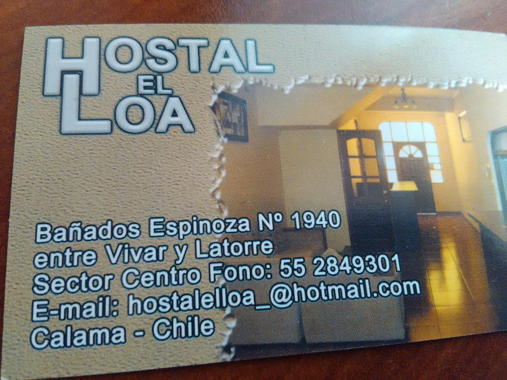 Hostal El Loa Calama Exterior photo